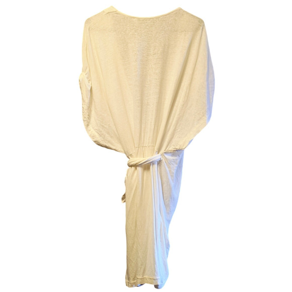 IRO Gidya Linen blend wrap dress size large - Picture 3 of 7